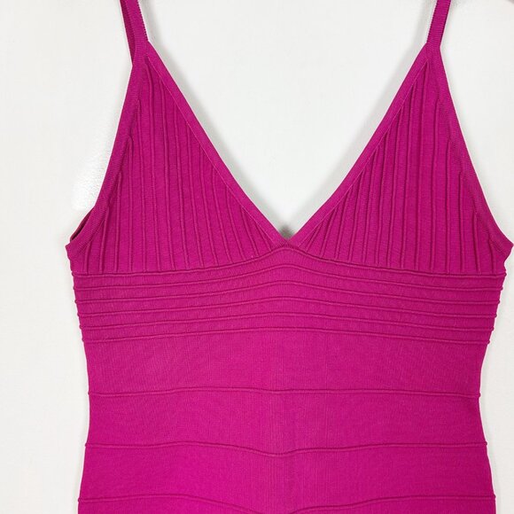 Y2K Wow Couture Fuchsia Bandage Mini Dress Size XL Women's - Picture 2 of 4